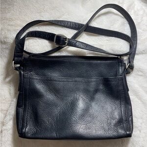 Le Donne genuine leather black crossbody purse crossbody purse adjustable‎